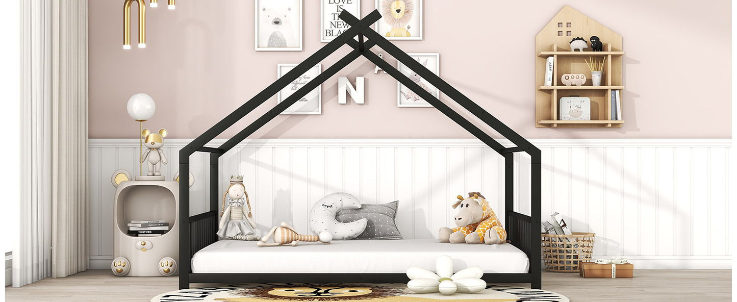 Metal House Bed - The Sleep Loft - Online Mattress Showroom NYC