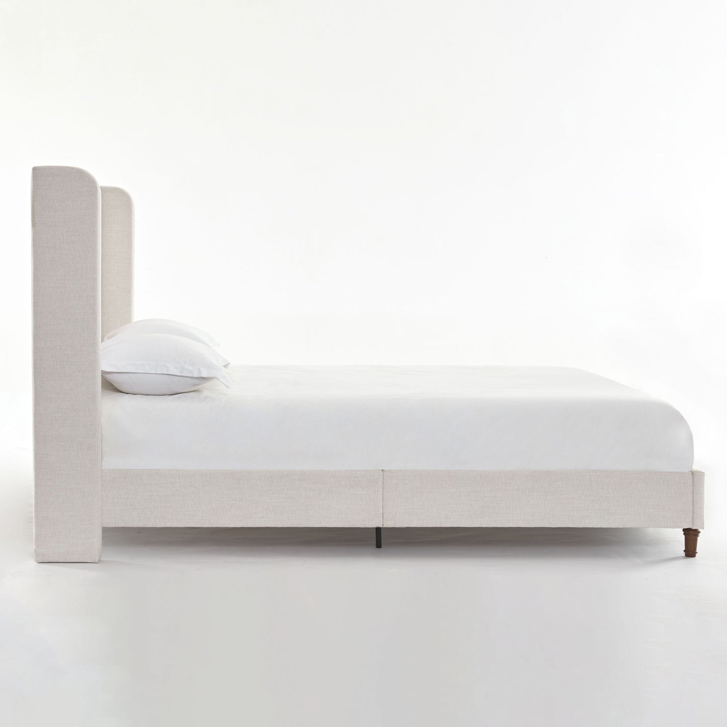 Harper - Tall Headboard Upholstered Bed / High Headboard / Elegant Simplicity / No Box Spring Needed - The Sleep Loft - Online Mattress Showroom NYC