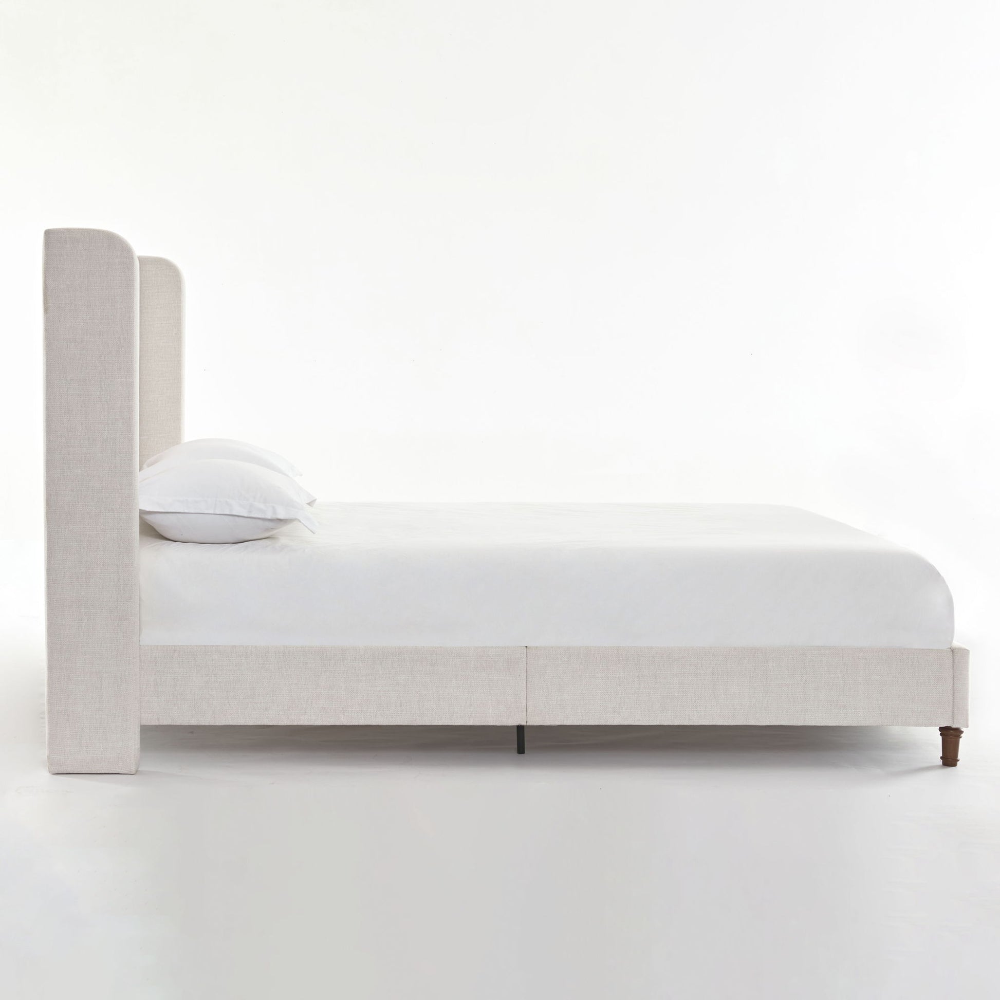 Harper - Tall Headboard Upholstered Bed / High Headboard / Elegant Simplicity / No Box Spring Needed - The Sleep Loft - Online Mattress Showroom NYC