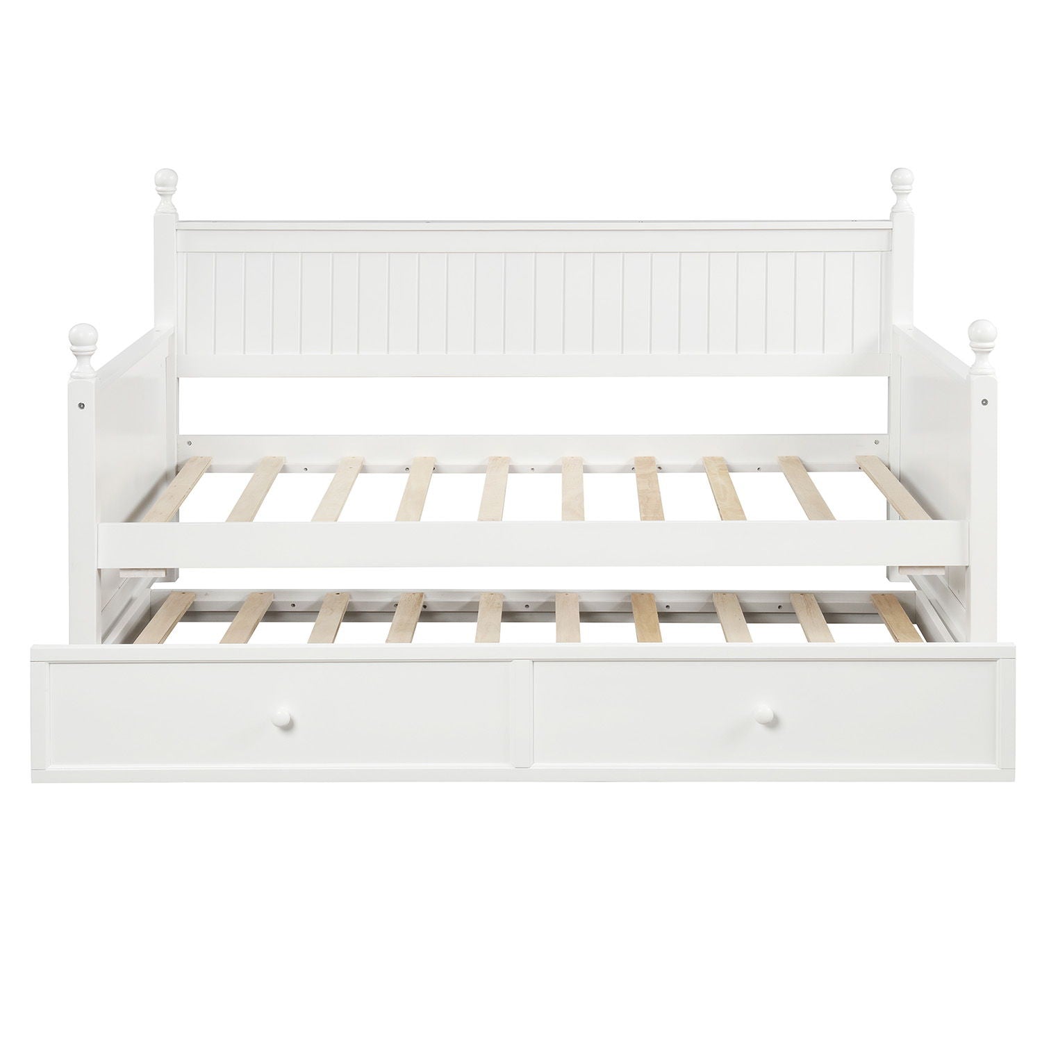 Twin Size Daybed & Twin Size Trundle - White - The Sleep Loft - Online Mattress Showroom NYC