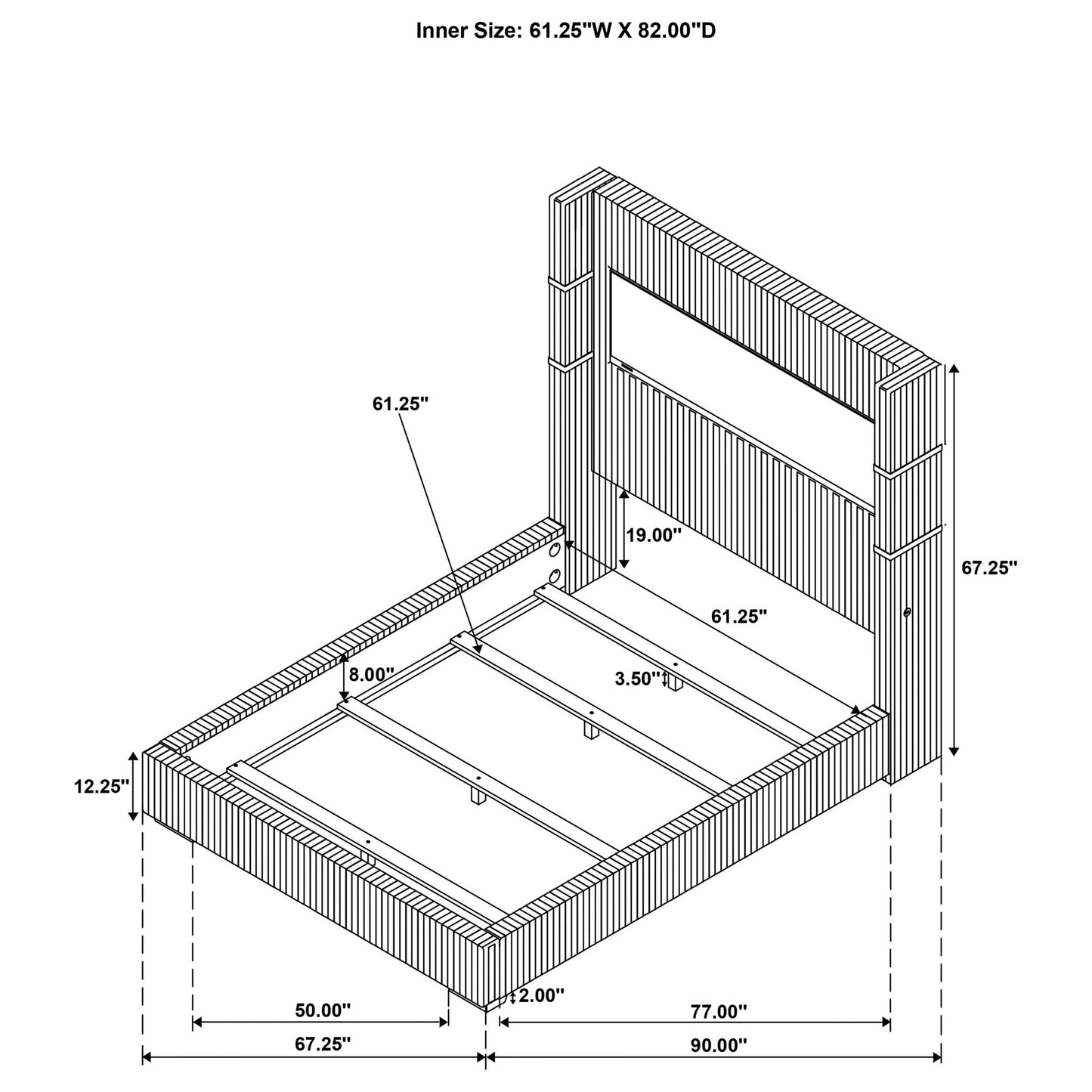 Judah - Flame Visualizer Bed - The Sleep Loft - Online Mattress Showroom NYC