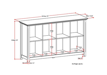 Amherst - Cube Storage Bookcase - The Sleep Loft - Online Mattress Showroom NYC