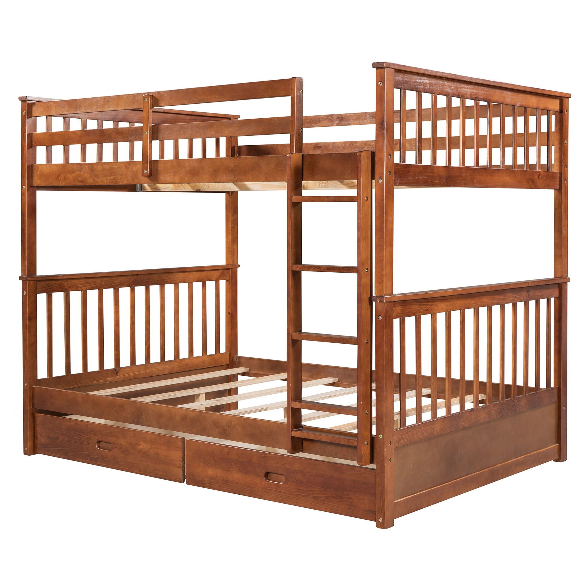 Bunk Bed With Ladders And 2 Storage Drawers - The Sleep Loft - Online Mattress Showroom NYC