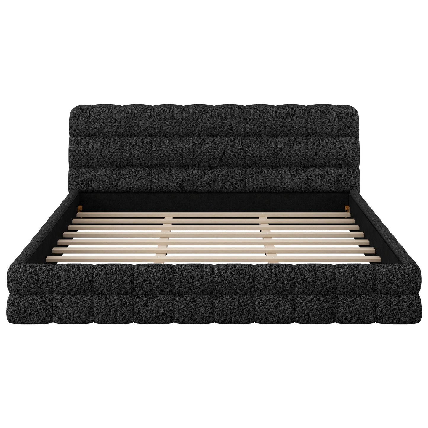 Upholstered Platform Bed With Headboard - The Sleep Loft - Online Mattress Showroom NYC
