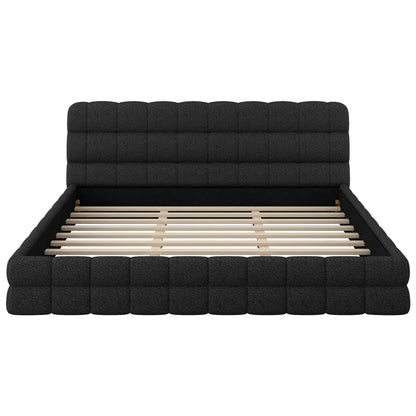Upholstered Platform Bed With Headboard - The Sleep Loft - Online Mattress Showroom NYC