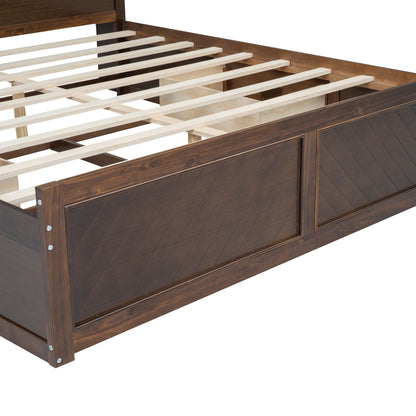 Platform Bed With Multi Storage Headboard, USB And Drawers - The Sleep Loft - Online Mattress Showroom NYC
