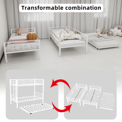 Bunk Bed For Kids, Convertible Frame With Ladders & Guardrail - The Sleep Loft - Online Mattress Showroom NYC