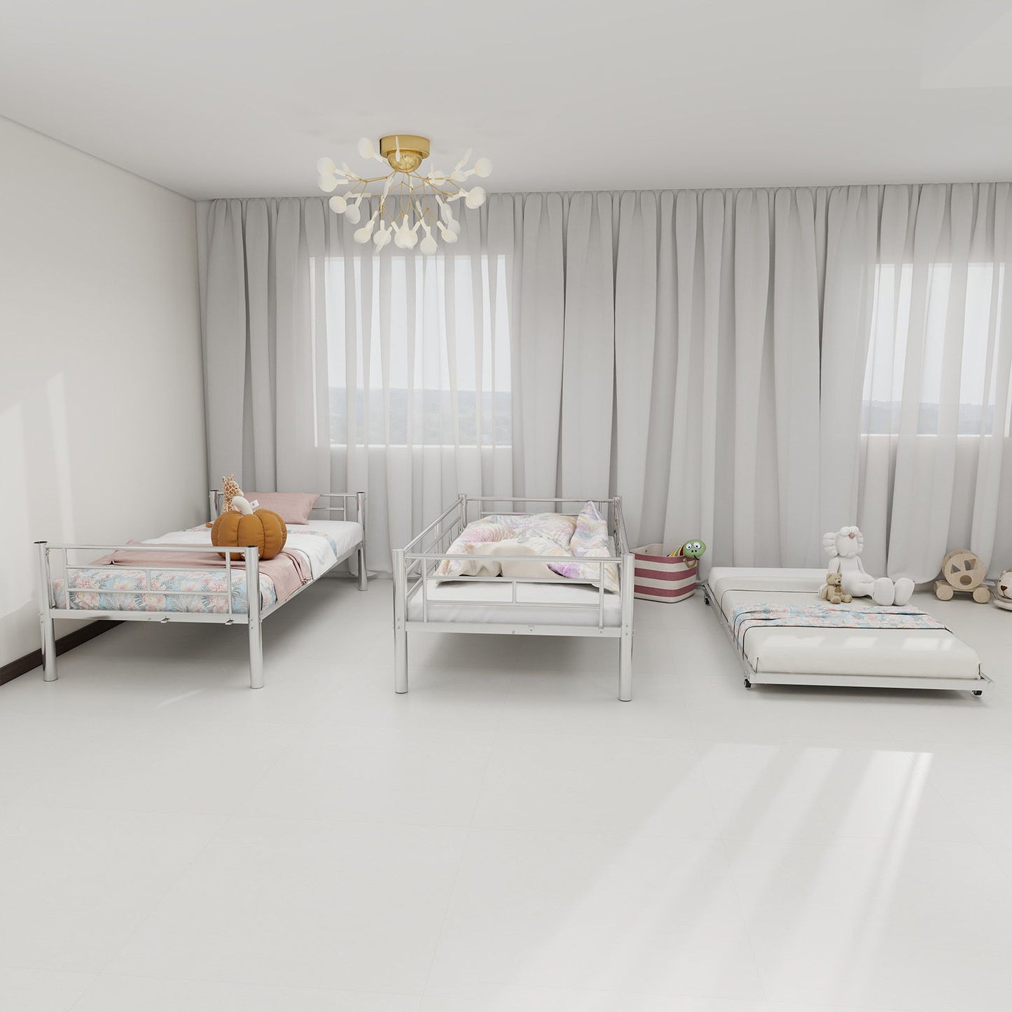 Bunk Bed For Kids, Convertible Frame With Ladders & Guardrail - The Sleep Loft - Online Mattress Showroom NYC
