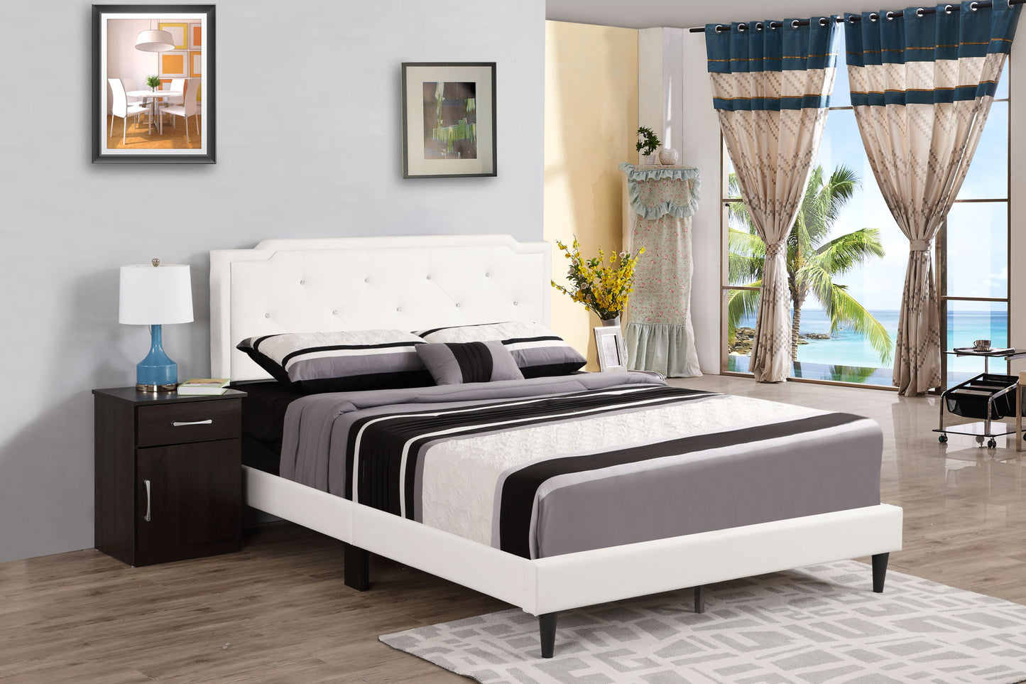 Button Tufted Bed Charming For Cozy Spaces - The Sleep Loft - Online Mattress Showroom NYC