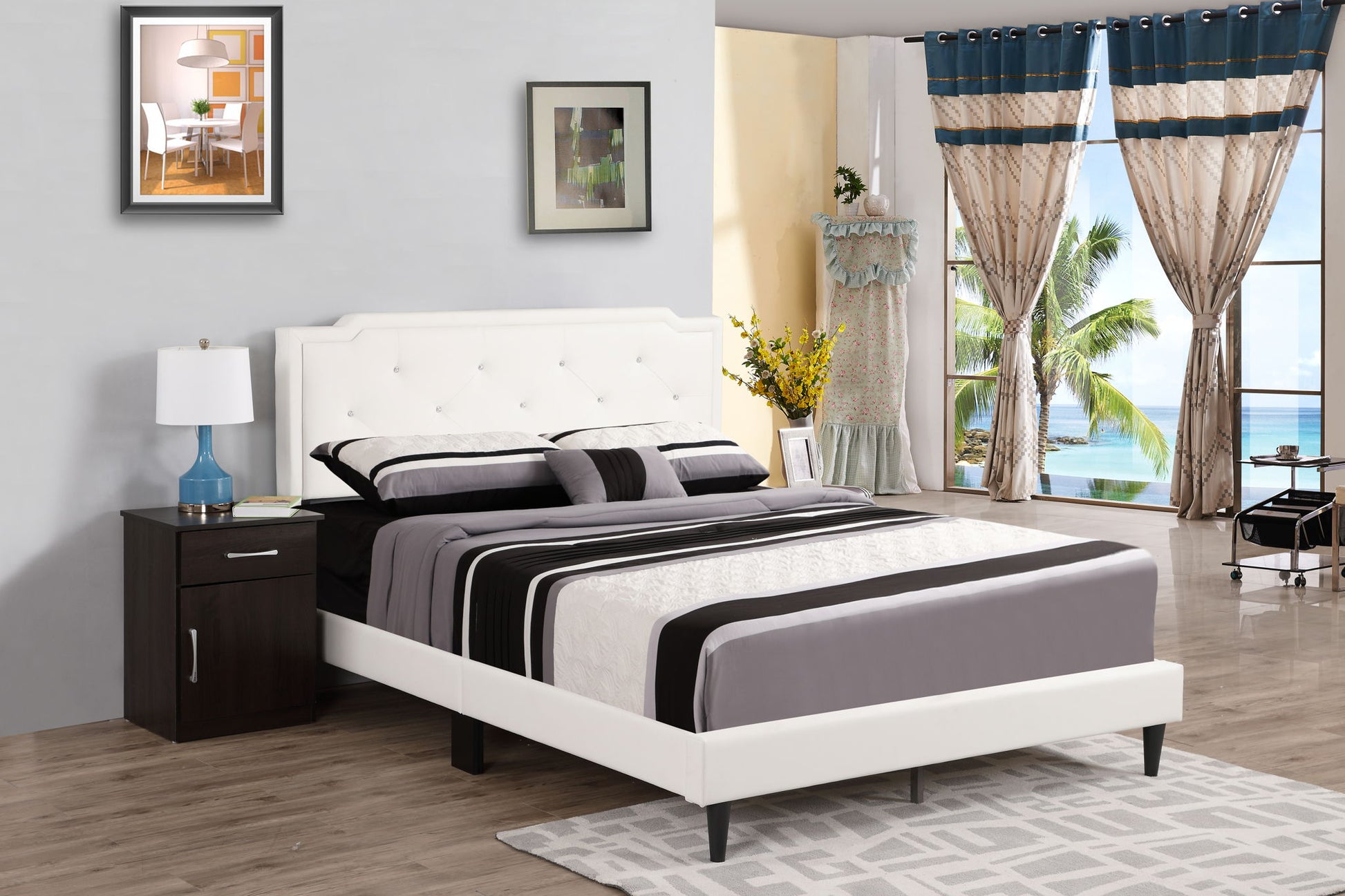 Button Tufted Bed Charming For Cozy Spaces - The Sleep Loft - Online Mattress Showroom NYC