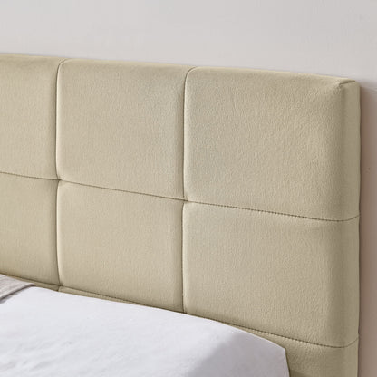 Mid-Century Storage Upholstered Tufted Bed Frame With Backrest And Armrests - The Sleep Loft - Online Mattress Showroom NYC