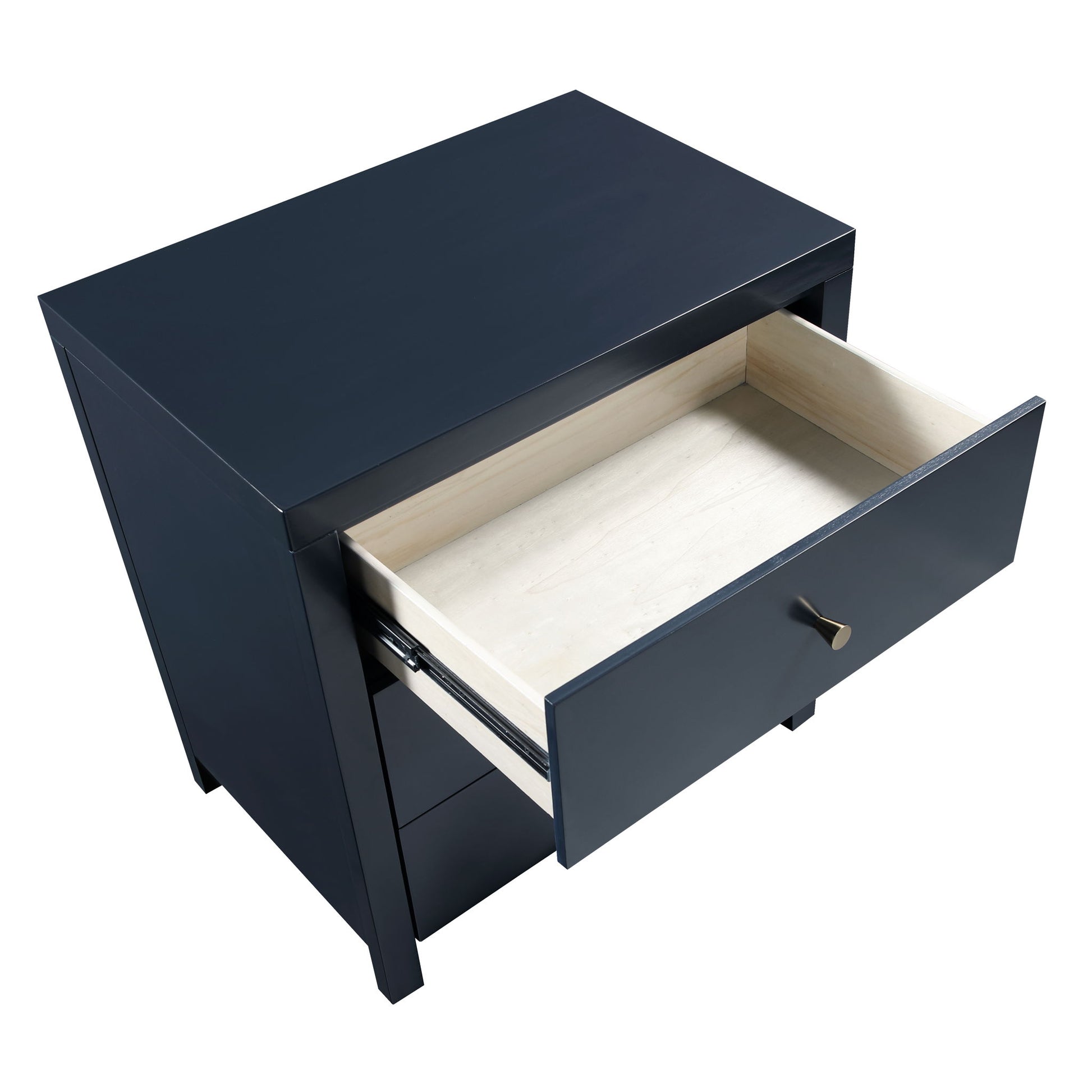 Nevarre - 3 Drawer Nightstand - The Sleep Loft - Online Mattress Showroom NYC