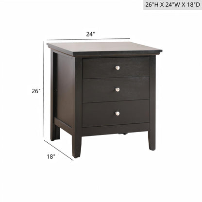3 Drawer Nightstand & Dove Tailed Drawers - The Sleep Loft - Online Mattress Showroom NYC