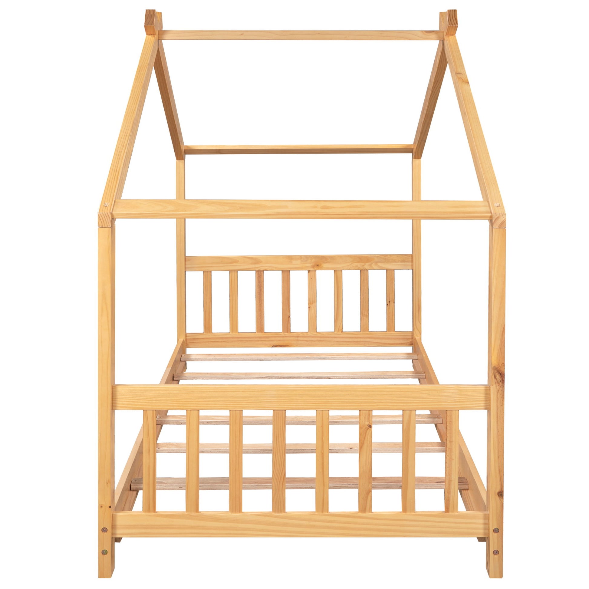 House Platform Bed With Headboard And Footboard, Roof Design - The Sleep Loft - Online Mattress Showroom NYC