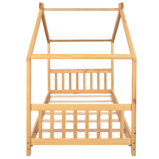 House Platform Bed With Headboard And Footboard, Roof Design - The Sleep Loft - Online Mattress Showroom NYC