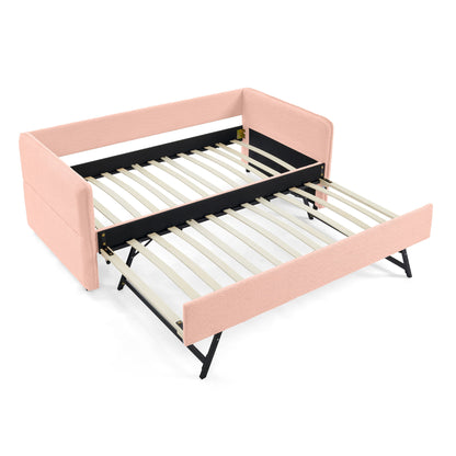 Upholstered Daybed With Pop Up Trundle - The Sleep Loft - Online Mattress Showroom NYC