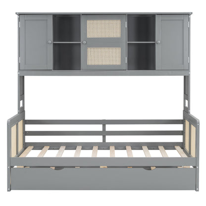 Daybed And All In One Cabinet And Shelf - The Sleep Loft - Online Mattress Showroom NYC