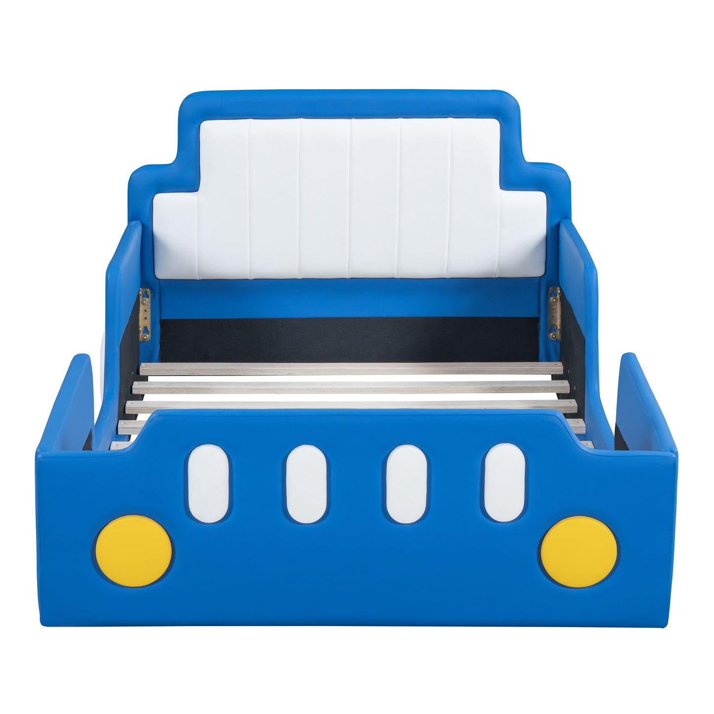 Race Car Shaped Platform Bed With Wheels - The Sleep Loft - Online Mattress Showroom NYC