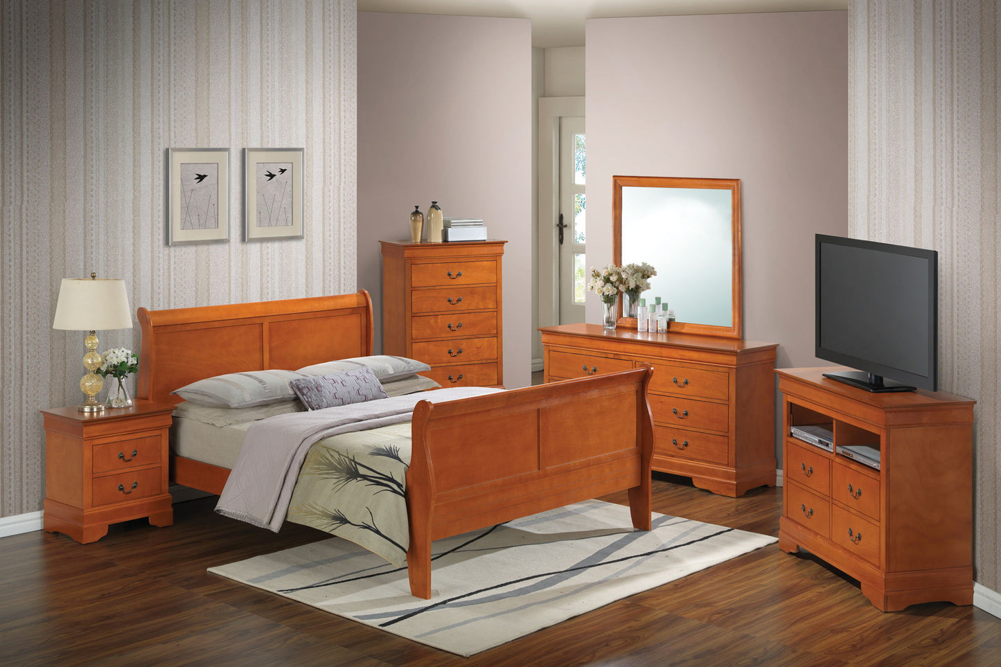 Panel Sleigh Bed - The Sleep Loft - Online Mattress Showroom NYC