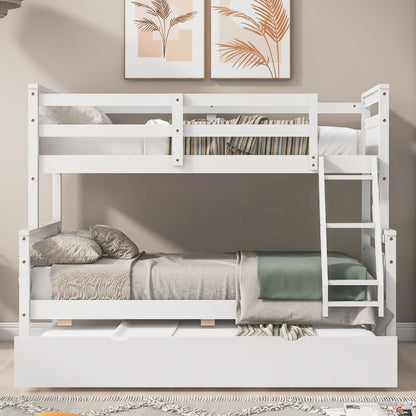 Bunk Bed With Ladder And Safety Guardrail - The Sleep Loft - Online Mattress Showroom NYC