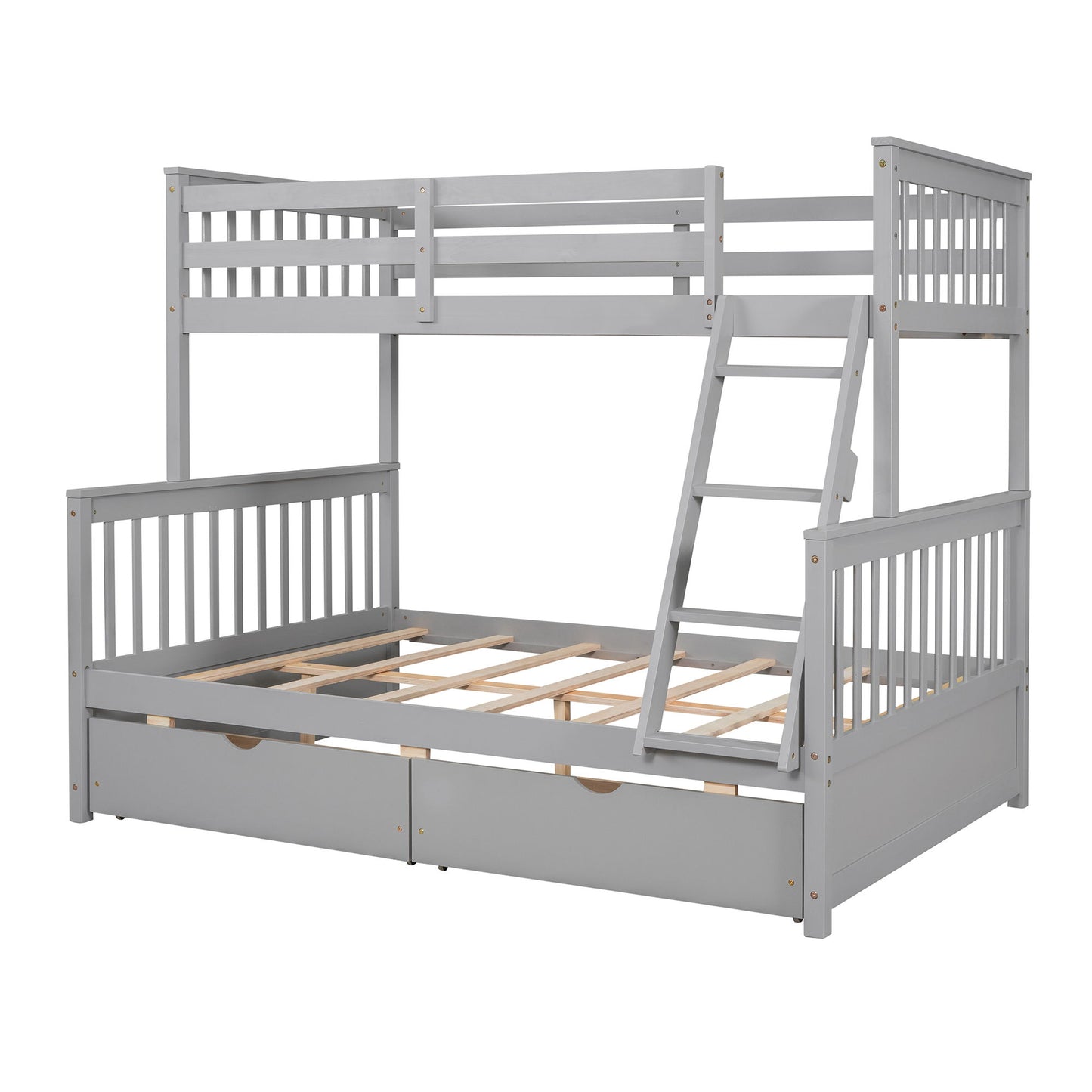 Bunk Bed With Ladders And 2 Storage Drawers - The Sleep Loft - Online Mattress Showroom NYC