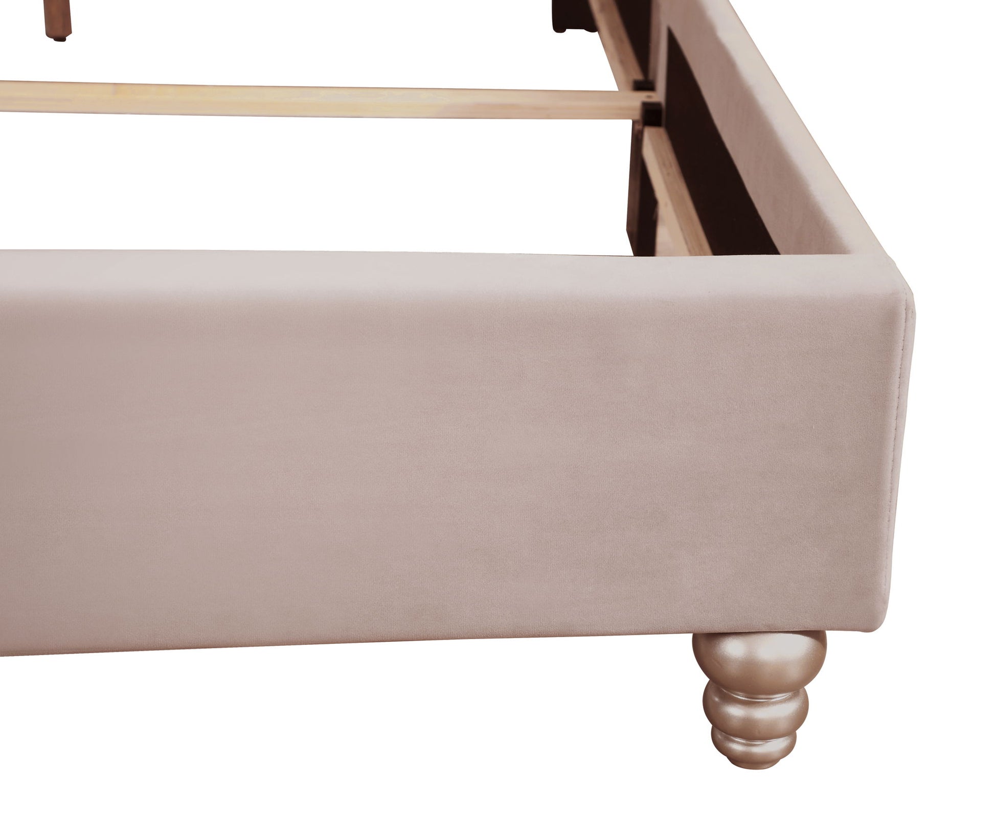 Upholstered Velvet Bed Transitional - The Sleep Loft - Online Mattress Showroom NYC