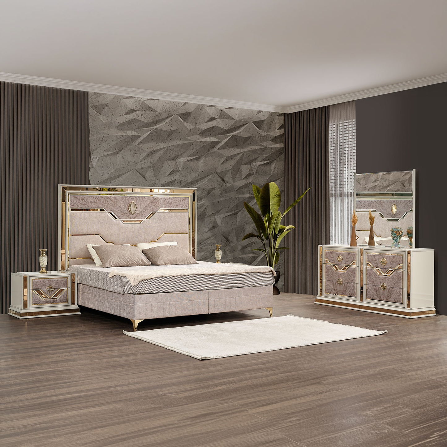 Omari - Upholstered Bed - The Sleep Loft - Online Mattress Showroom NYC