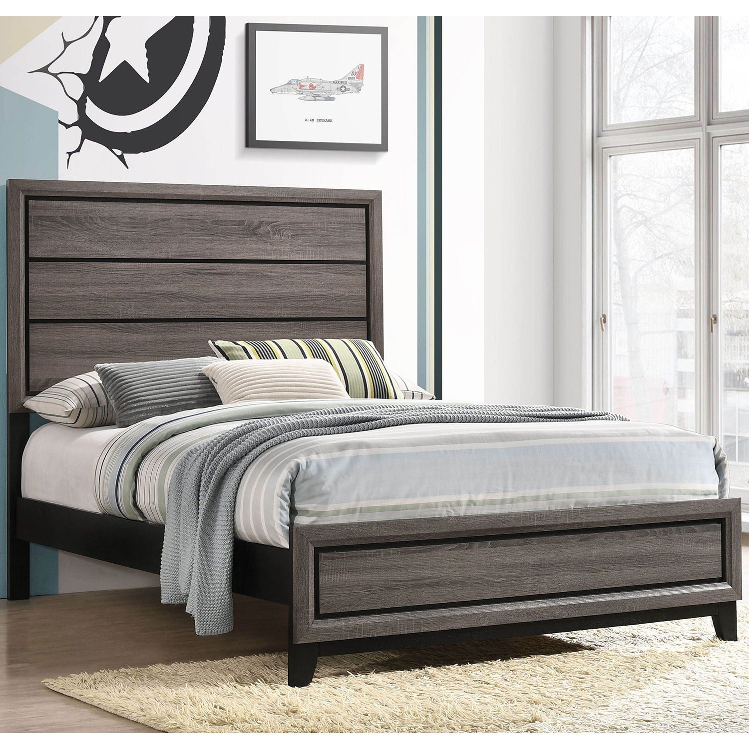Cabrillo - Full Panel - Gray Ash - The Sleep Loft - Online Mattress Showroom NYC