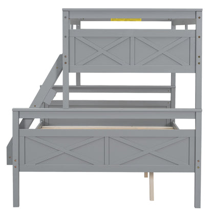 Bunk Bed With Ladder And Safety Guardrail - The Sleep Loft - Online Mattress Showroom NYC
