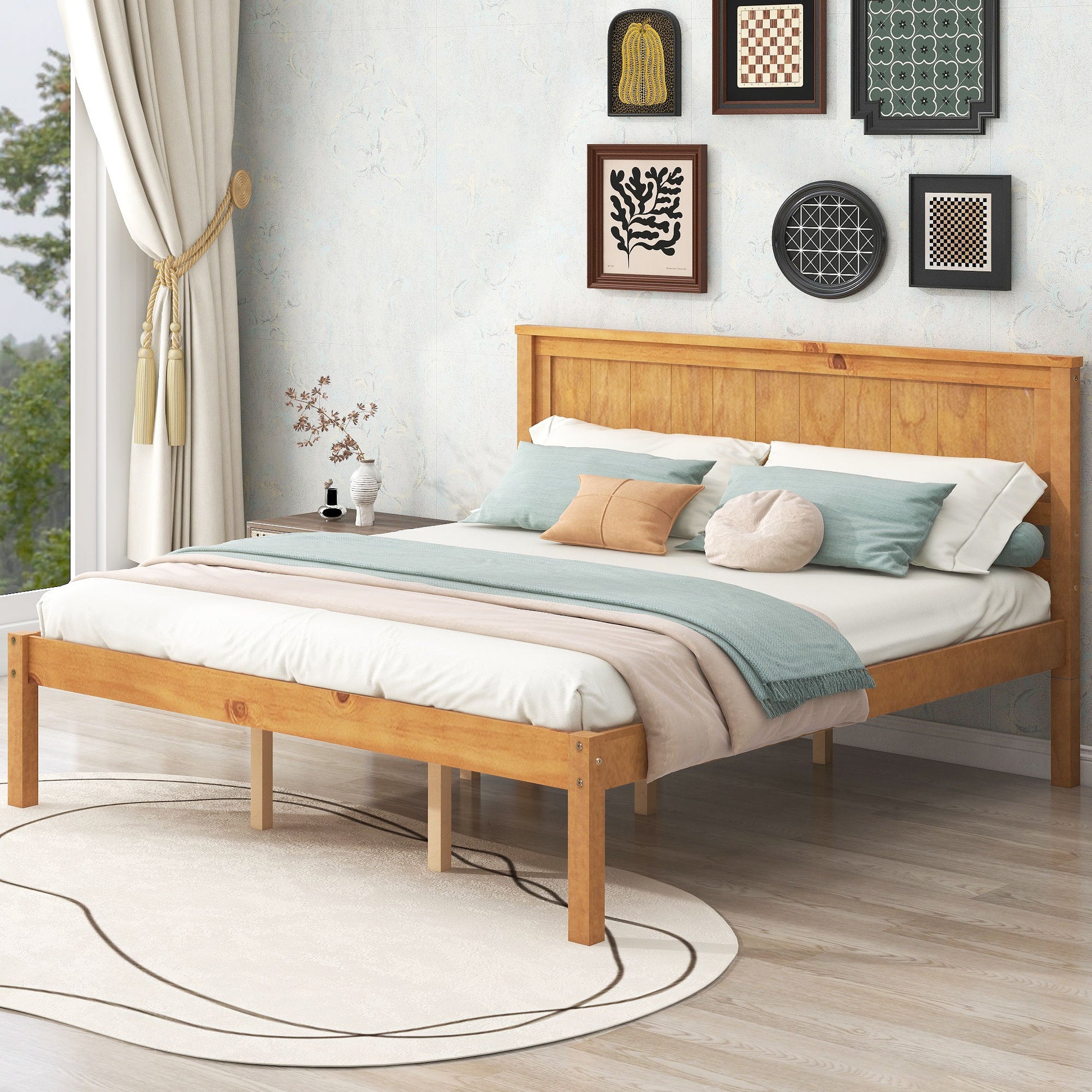 Platform Bed Frame With Headboard - The Sleep Loft - Online Mattress Showroom NYC