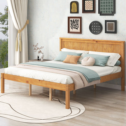 Platform Bed Frame With Headboard - The Sleep Loft - Online Mattress Showroom NYC