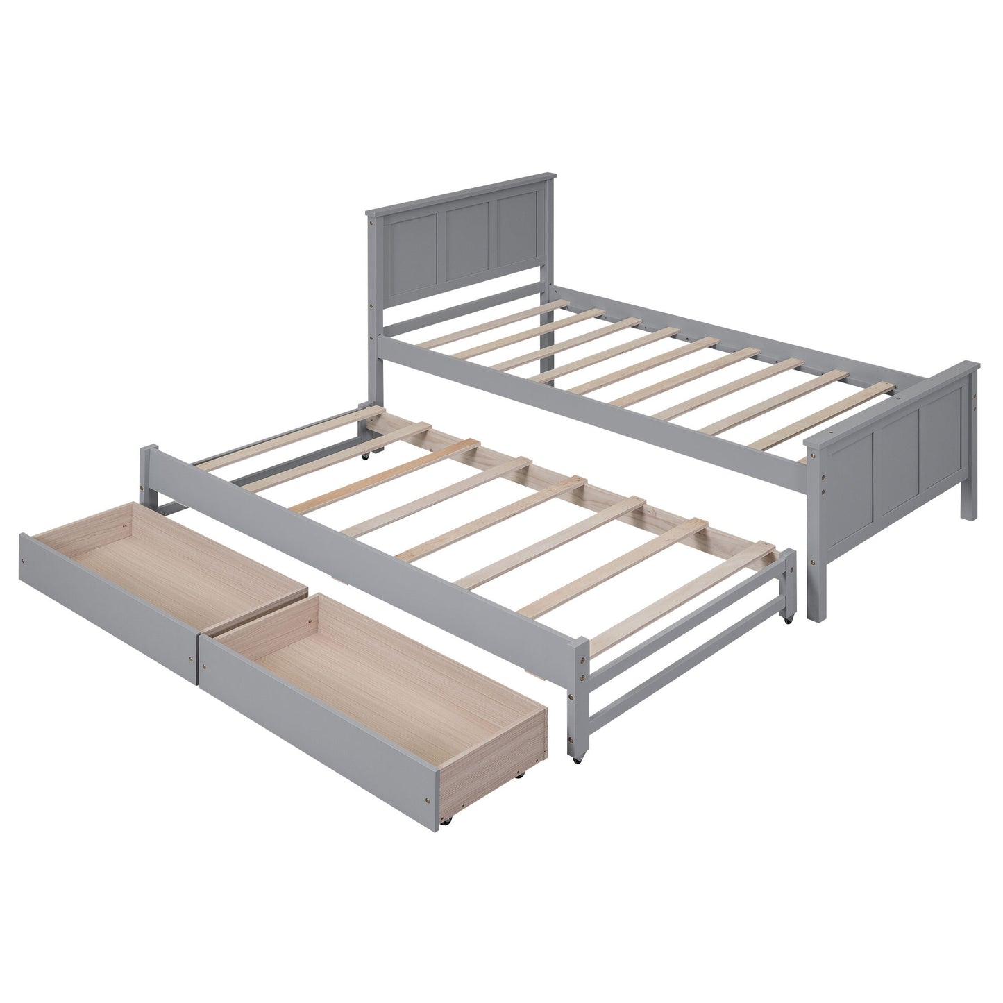 Platform Bed With Trundle And Drawers - The Sleep Loft - Online Mattress Showroom NYC