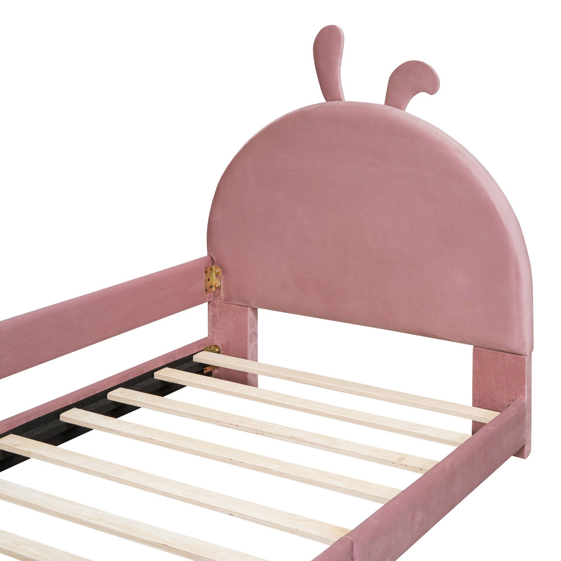 Upholstered Daybed With Rabbit Ear Shaped Headboard - The Sleep Loft - Online Mattress Showroom NYC