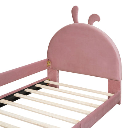 Upholstered Daybed With Rabbit Ear Shaped Headboard - The Sleep Loft - Online Mattress Showroom NYC