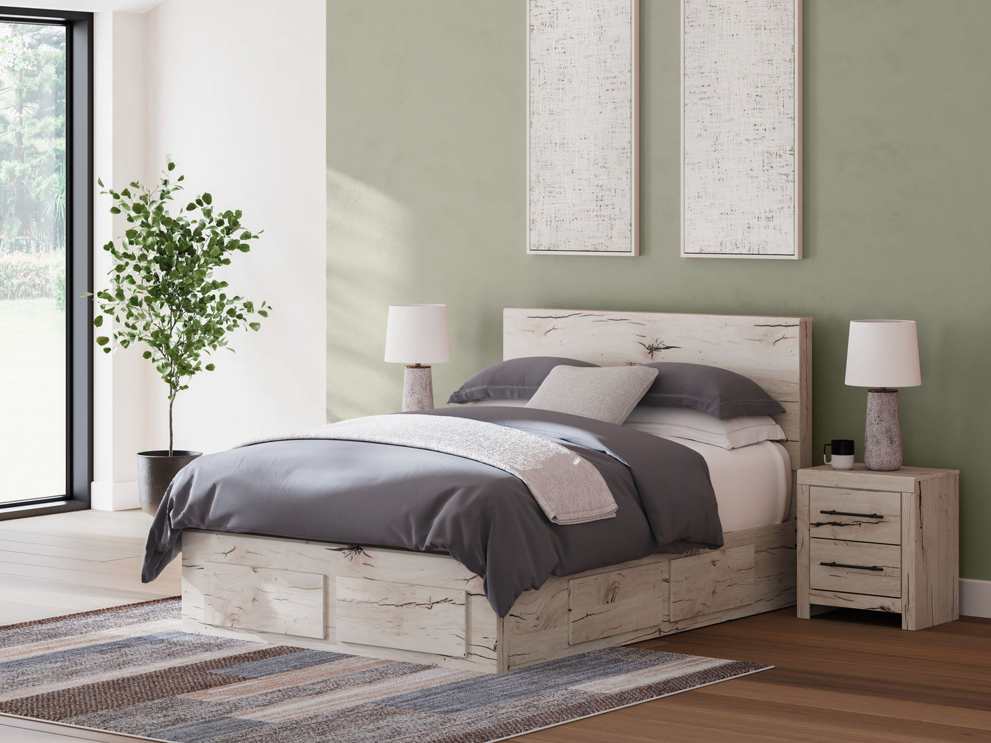 Lawroy - Panel Bed With Storage - The Sleep Loft - Online Mattress Showroom NYC