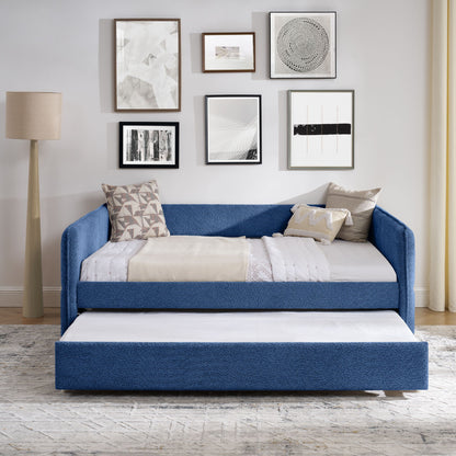 Upholstered Daybed With Pop Up Trundle - The Sleep Loft - Online Mattress Showroom NYC
