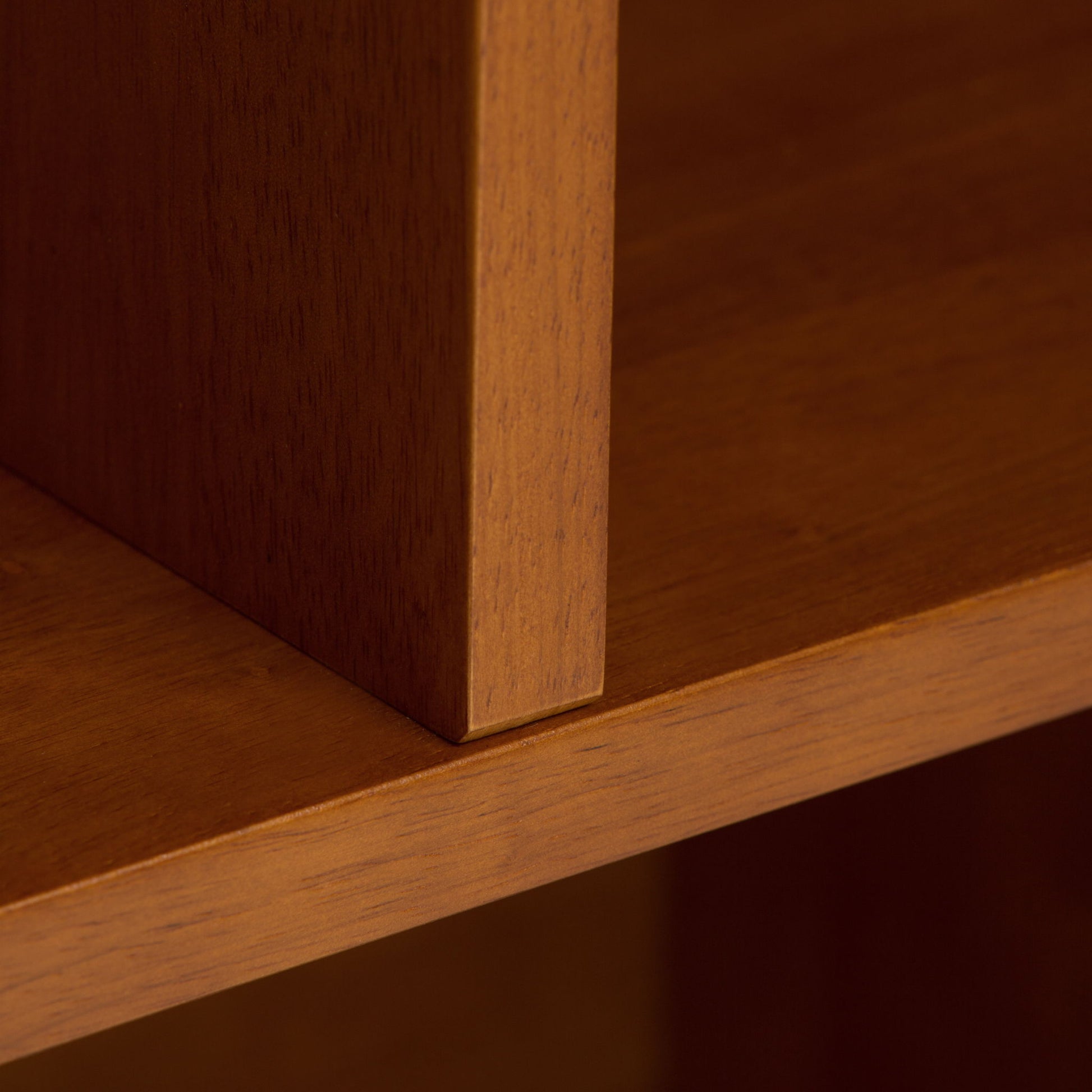 Draper - Mid Century Wide Bookcase And Storage Unit - The Sleep Loft - Online Mattress Showroom NYC