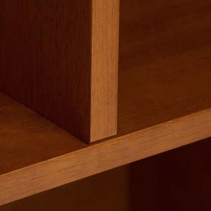 Draper - Mid Century Wide Bookcase And Storage Unit - The Sleep Loft - Online Mattress Showroom NYC