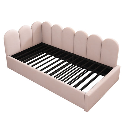 Upholstered Daybed With Metal Slatted Base - The Sleep Loft - Online Mattress Showroom NYC
