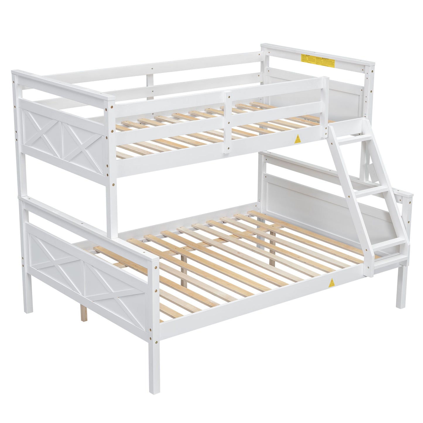 Bunk Bed With Ladder And Safety Guardrail - The Sleep Loft - Online Mattress Showroom NYC