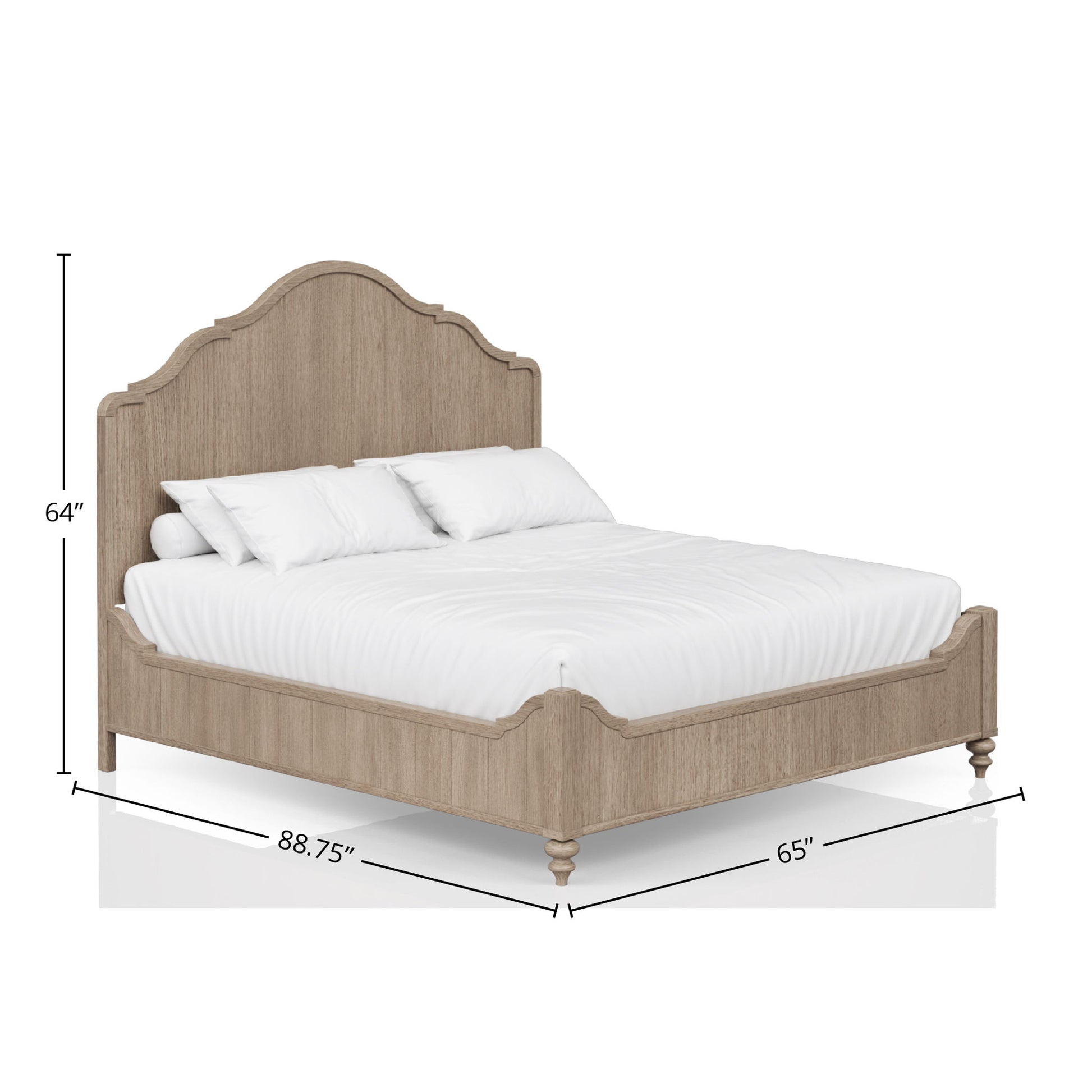 Elegant Design Panel Bed With Transitional Casual Design - The Sleep Loft - Online Mattress Showroom NYC
