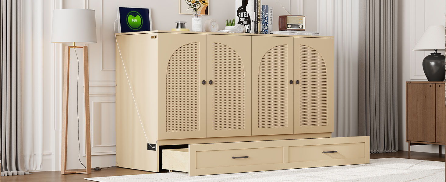 Murphy Bed With Large Drawers - The Sleep Loft - Online Mattress Showroom NYC