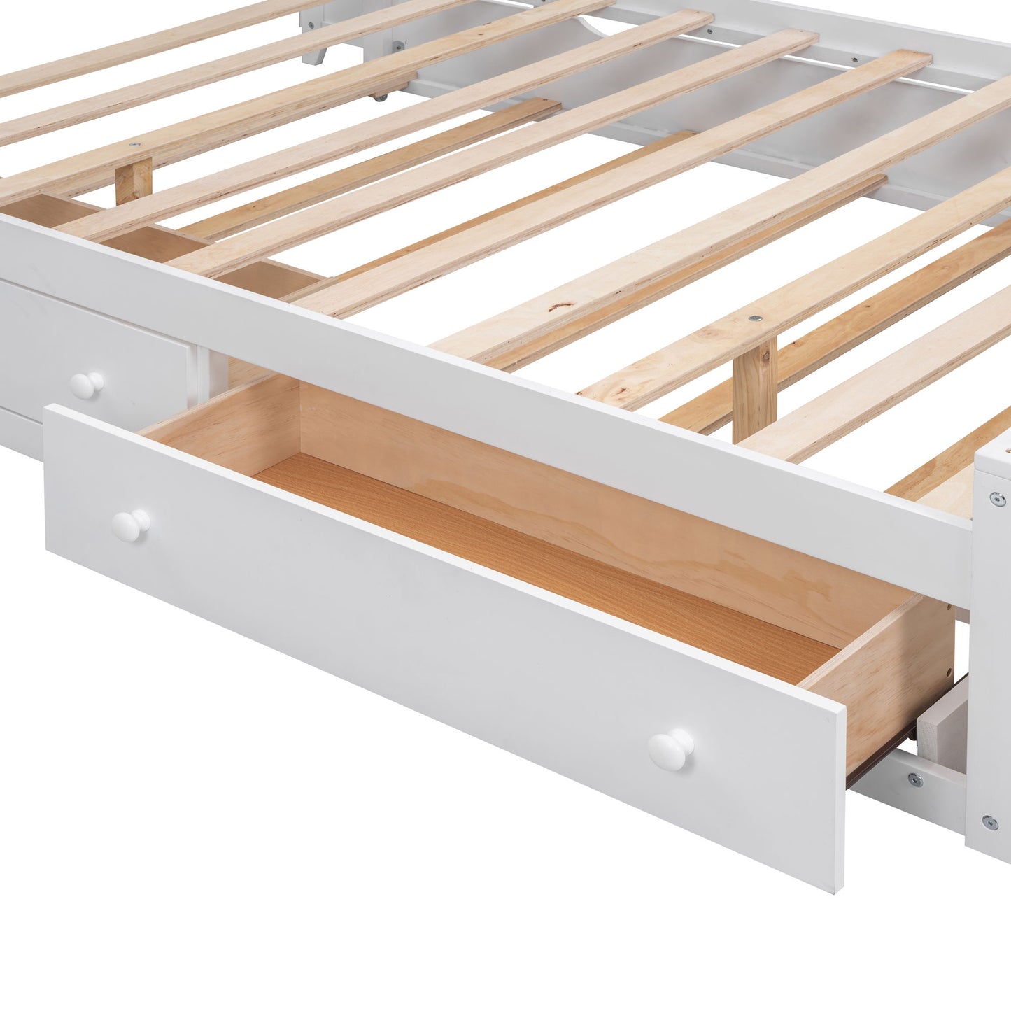 Bed With All In One Cabinet, Shelf And Sockets, Trundle - The Sleep Loft - Online Mattress Showroom NYC