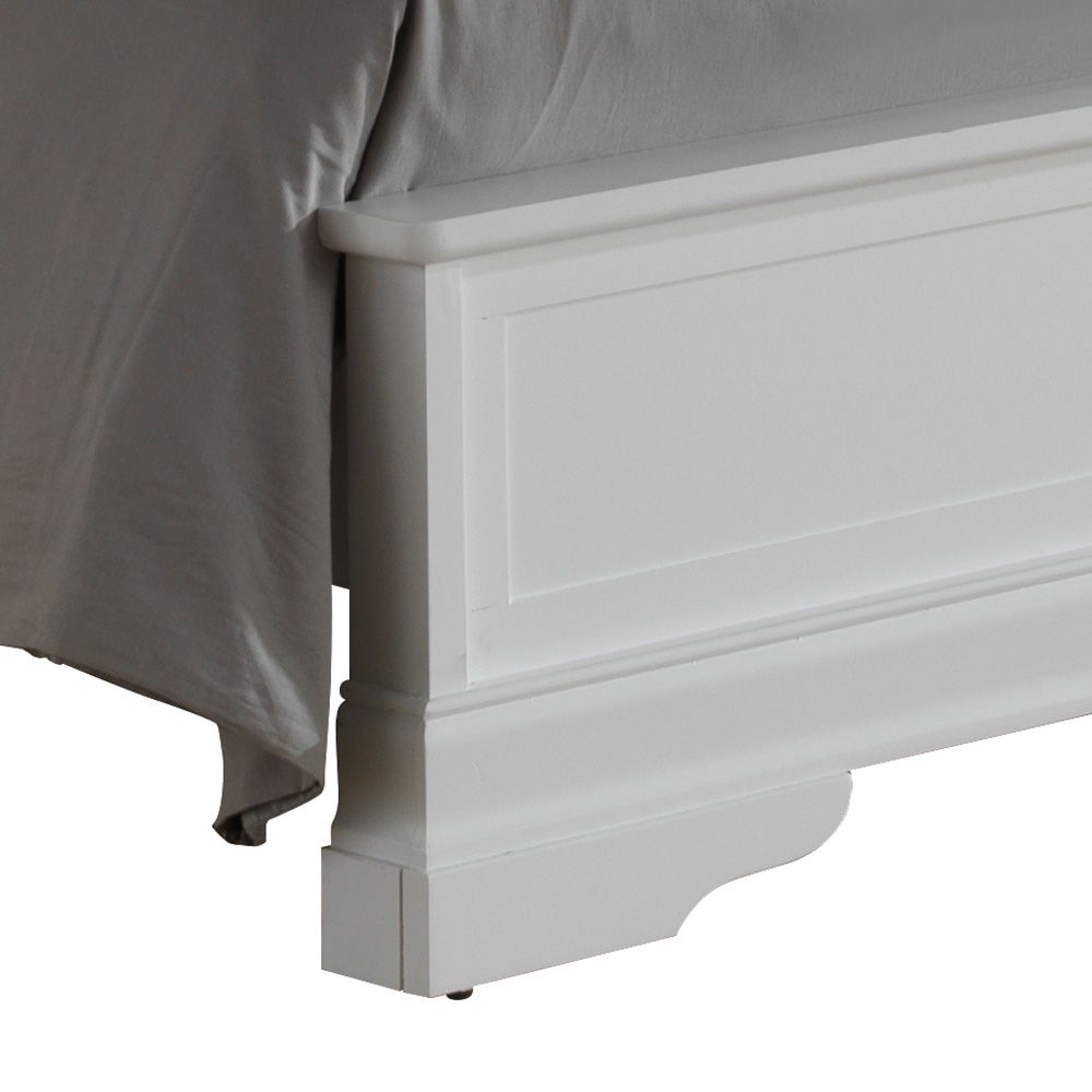 Sleigh Bed With Low Footboard - The Sleep Loft - Online Mattress Showroom NYC