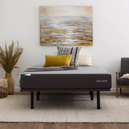Highrise - Thin Deck Upholstered Platform Bed Frame - The Sleep Loft - Online Mattress Showroom NYC