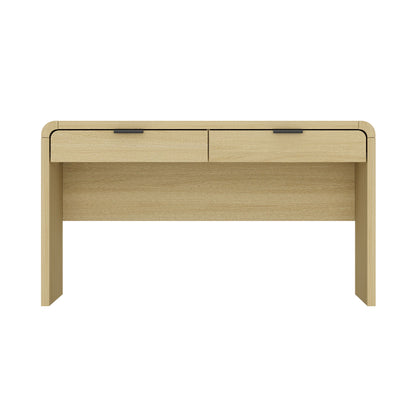 Grace - Office Desk & 2 Drawers - Oak - The Sleep Loft - Online Mattress Showroom NYC
