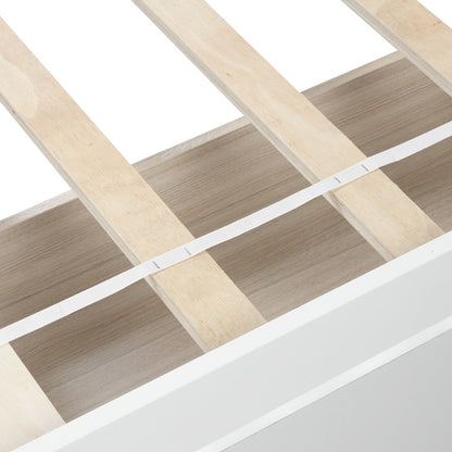 Platform Storage Bed Wood Bed Frame With Two Drawers And Headboard - The Sleep Loft - Online Mattress Showroom NYC