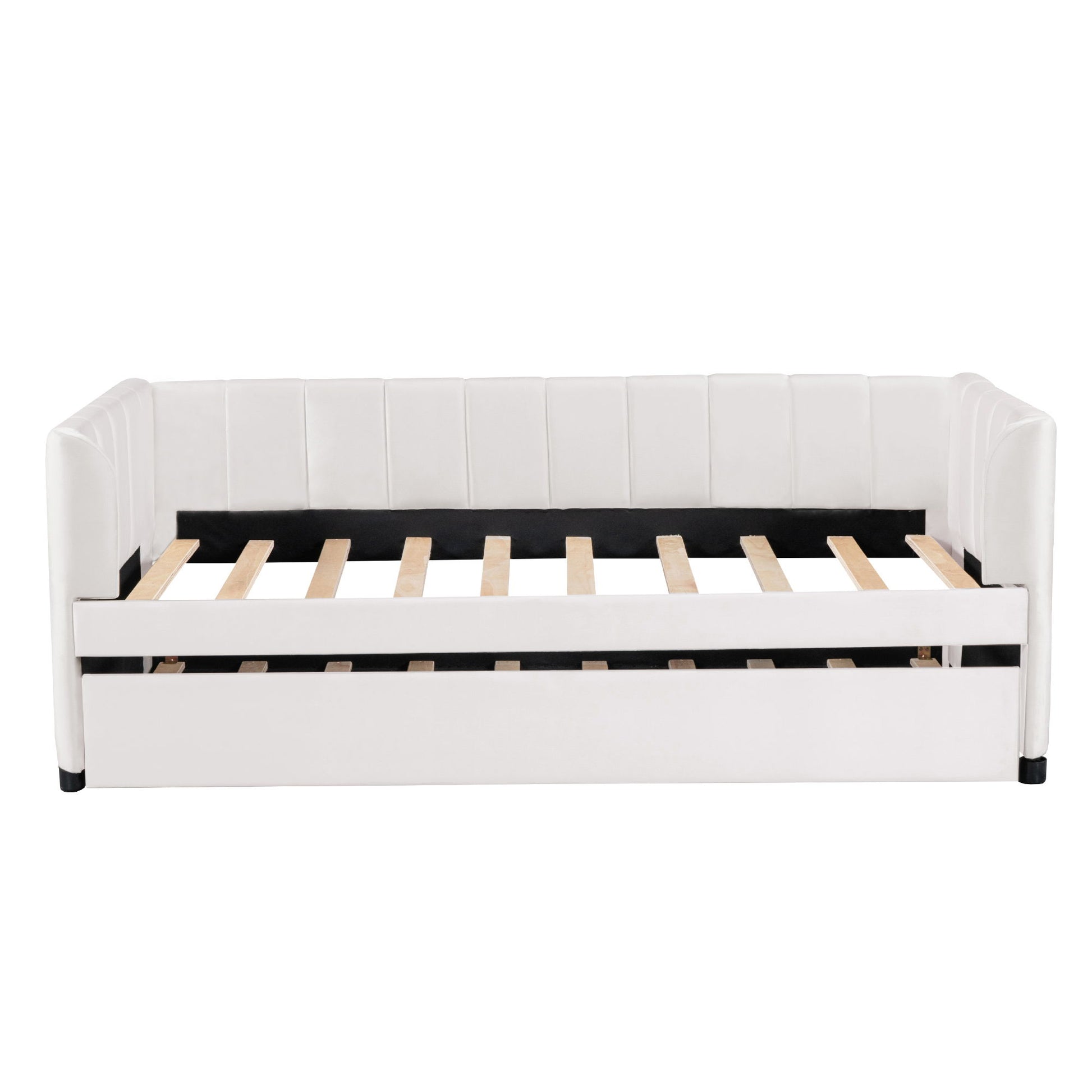 Upholstered Daybed With Ergonomic Design Backrest - The Sleep Loft - Online Mattress Showroom NYC