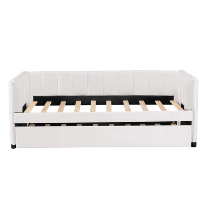 Upholstered Daybed With Ergonomic Design Backrest - The Sleep Loft - Online Mattress Showroom NYC