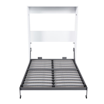 Queen Murphy Bed, Foldable Wall Bed, Space Saving Design For Bedrooms - White - The Sleep Loft - Online Mattress Showroom NYC